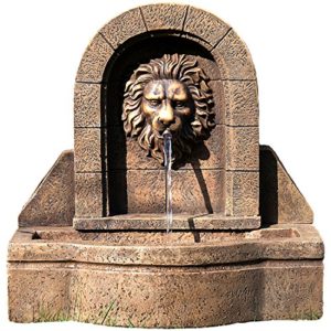 Gartenbrunnen mit Löwenkopf Wasserspiel
